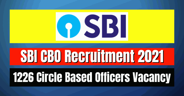 Sbi Cbo Recruitment Vacancy