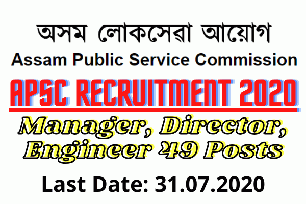 Recruitment In APSC 2020: Apply For Manager, Director, Engineer 49 Posts