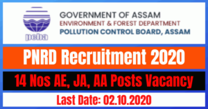 Pollution Control Board Recruitment 2020: Apply Online For 14 AE, JA, AA Posts Vacancy
