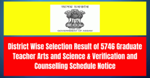 HS TET Graduate Teacher Result 2021: District Wise Selection List & Counseling Notice