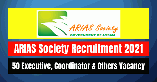 ARIAS Society Recruitment 2021: 50 Vacancy