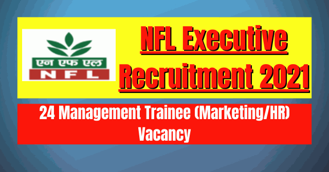 NFL Executive Recruitment 2021: 24 Vacancy