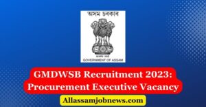 GMDWSB Recruitment 2023: Procurement Executive Vacancy