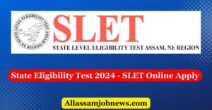 State Eligibility Test 2024 - SLET Online Apply