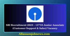 SBI Clerk Recruitment 2025 - 13735 Vacancy Apply Online