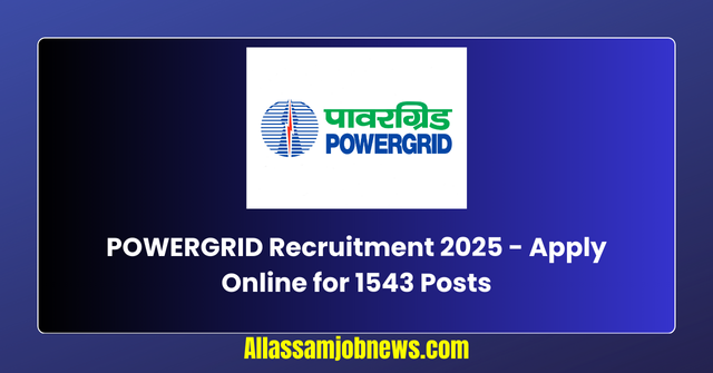 POWERGRID Recruitment 2025 - Apply Online for 1543 Posts
