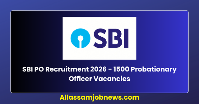 SBI PO Recruitment 2026 - 1500 Probationary Officer Vacancies