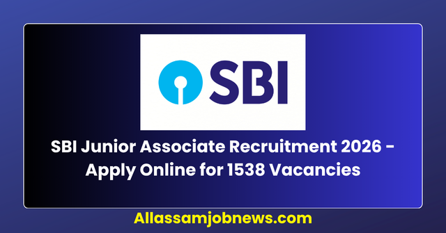 SBI Junior Associate Recruitment 2026 - Apply Online for 1538 Vacancies